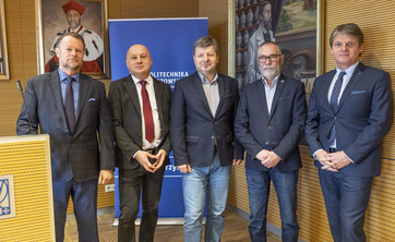 Spotkanie zarządu Stowarzyszenia z Rektorem Politechniki Rzeszowskiej